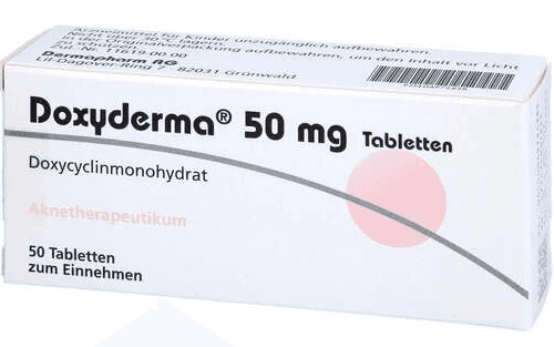 Doxyderma 50mg 50 Tabletten