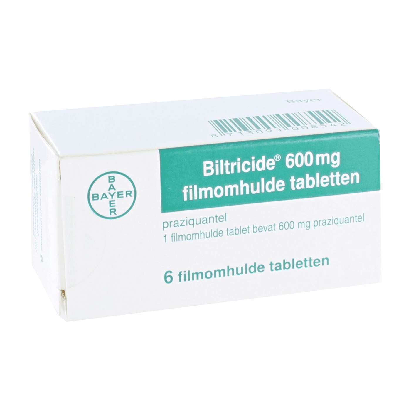 Biltricide 600mg Wurmkur 6 Stück