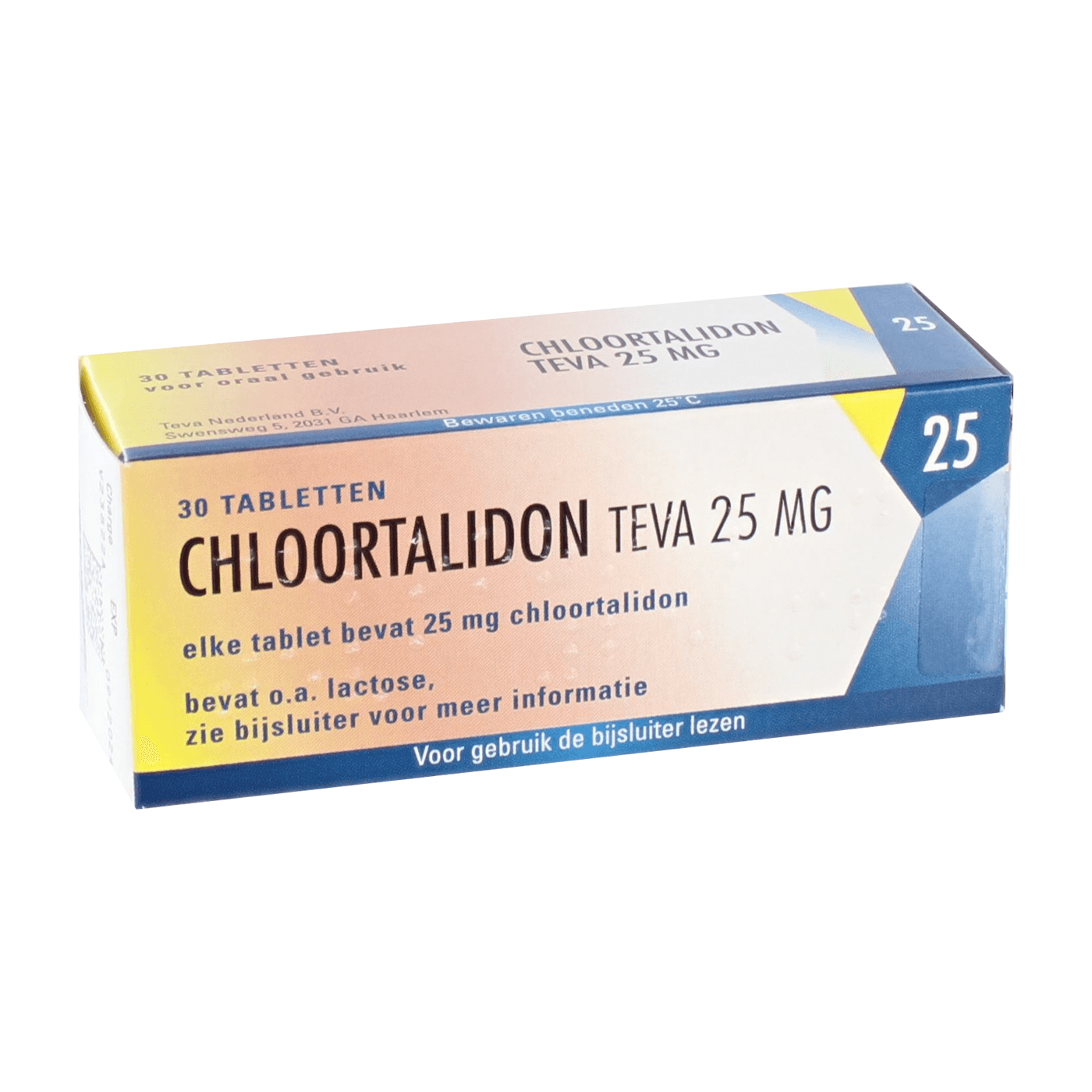 Chlortalidon Teva 25mg 30Tb