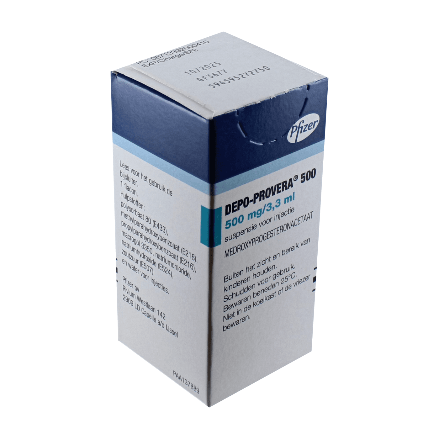 Depo Provera Medroxyprogesteronacetat 500mg/3.3ml