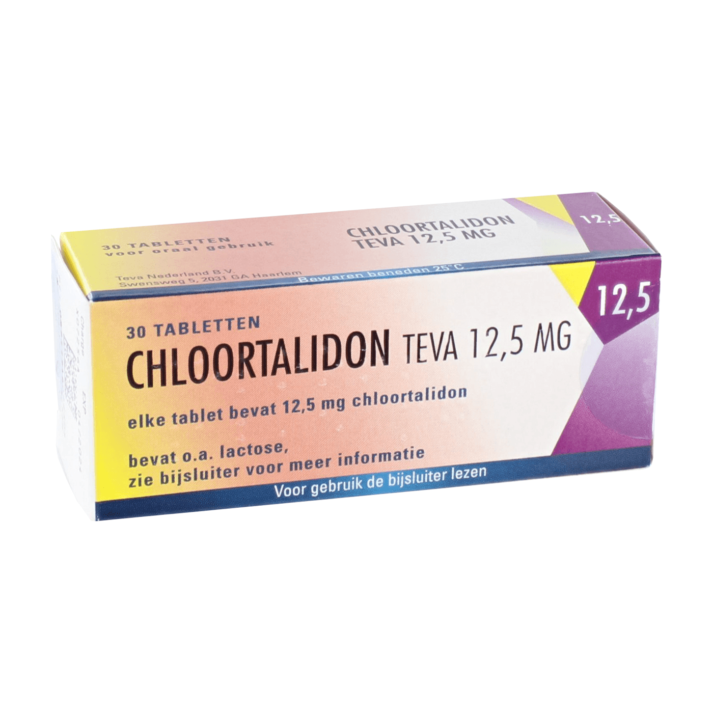 Chlortalidon Teva 12,5mg 30Tb
