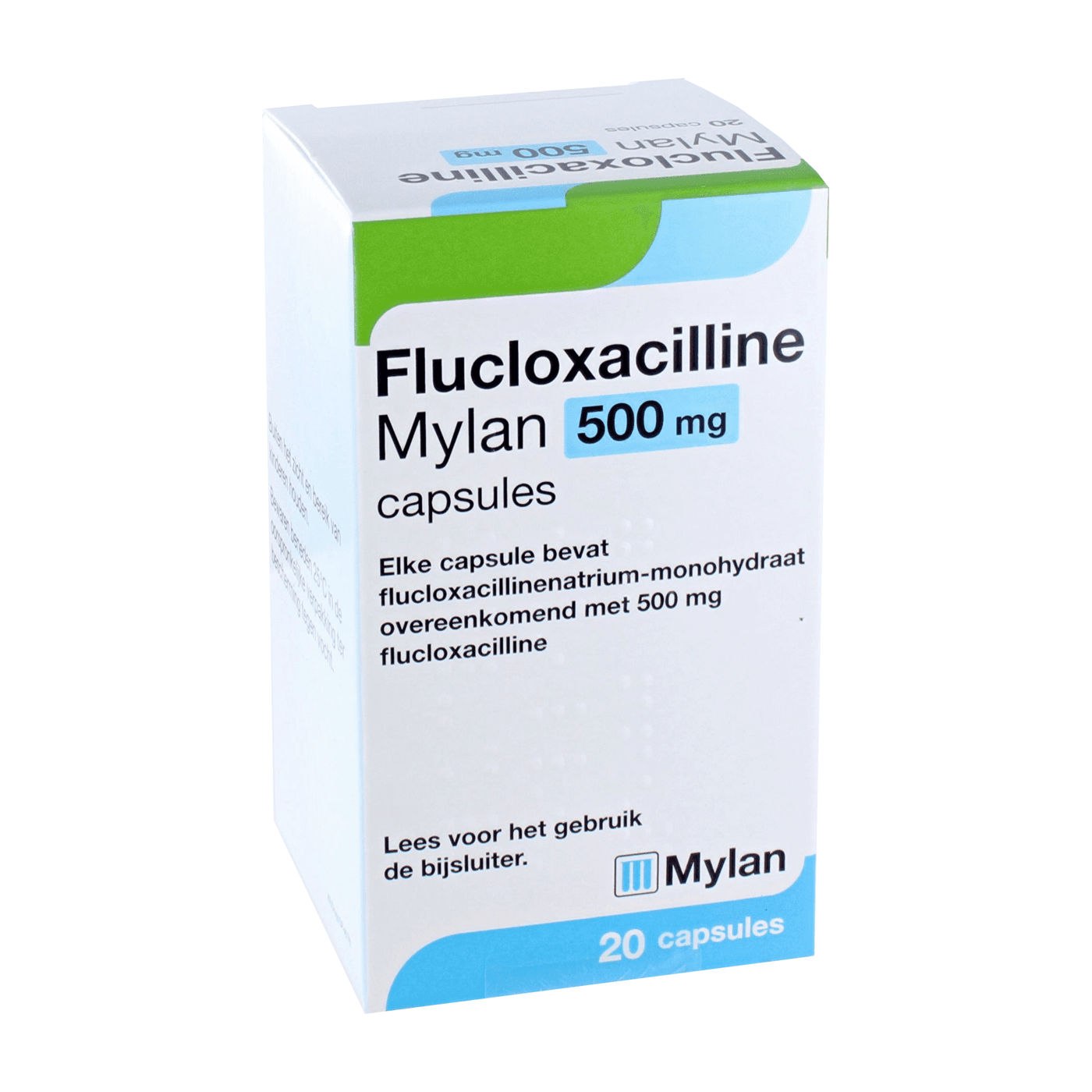 flucloxacilline 500mg 20caps