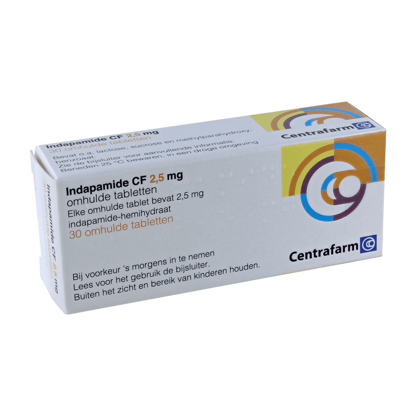 Indapamid 2,5mg Centrafarm 30 Tabletten
