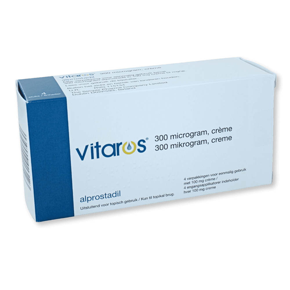 Vitaros 300 Mikrogramm/100 mg Creme 4 St