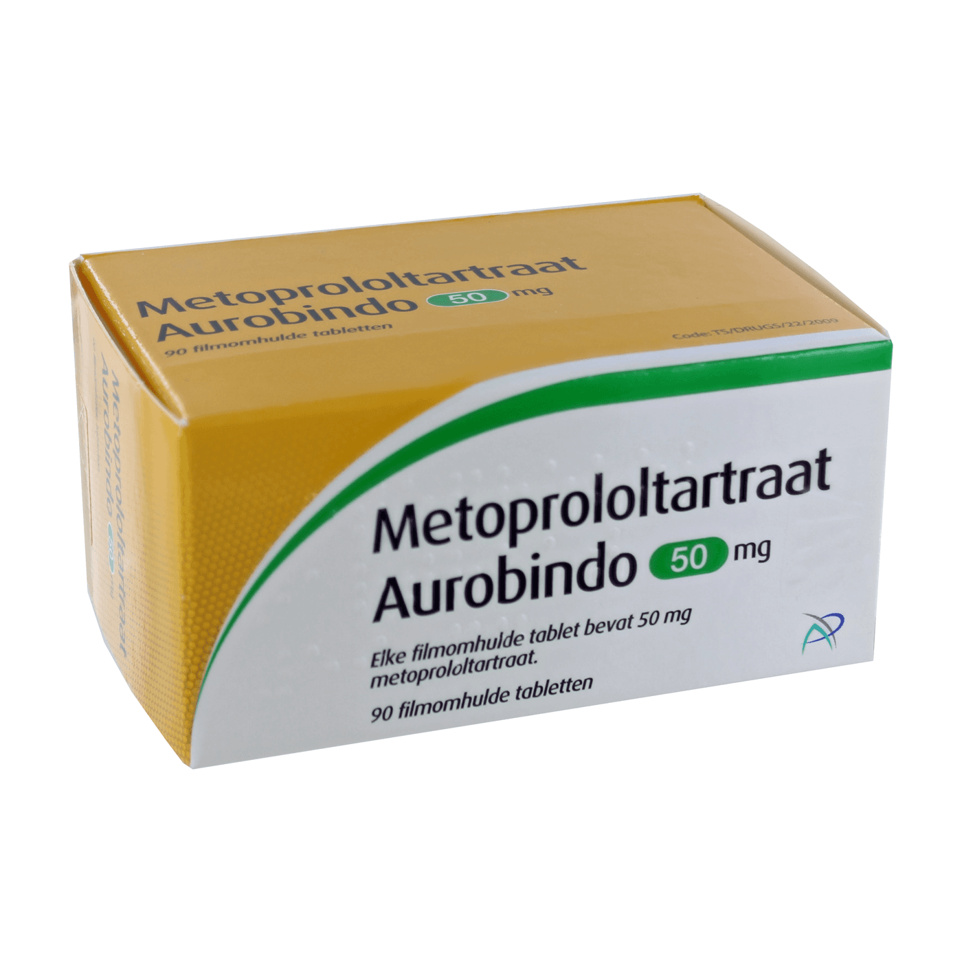 Metoprololtartraat 50mg Aurobindo 90 Tabl.