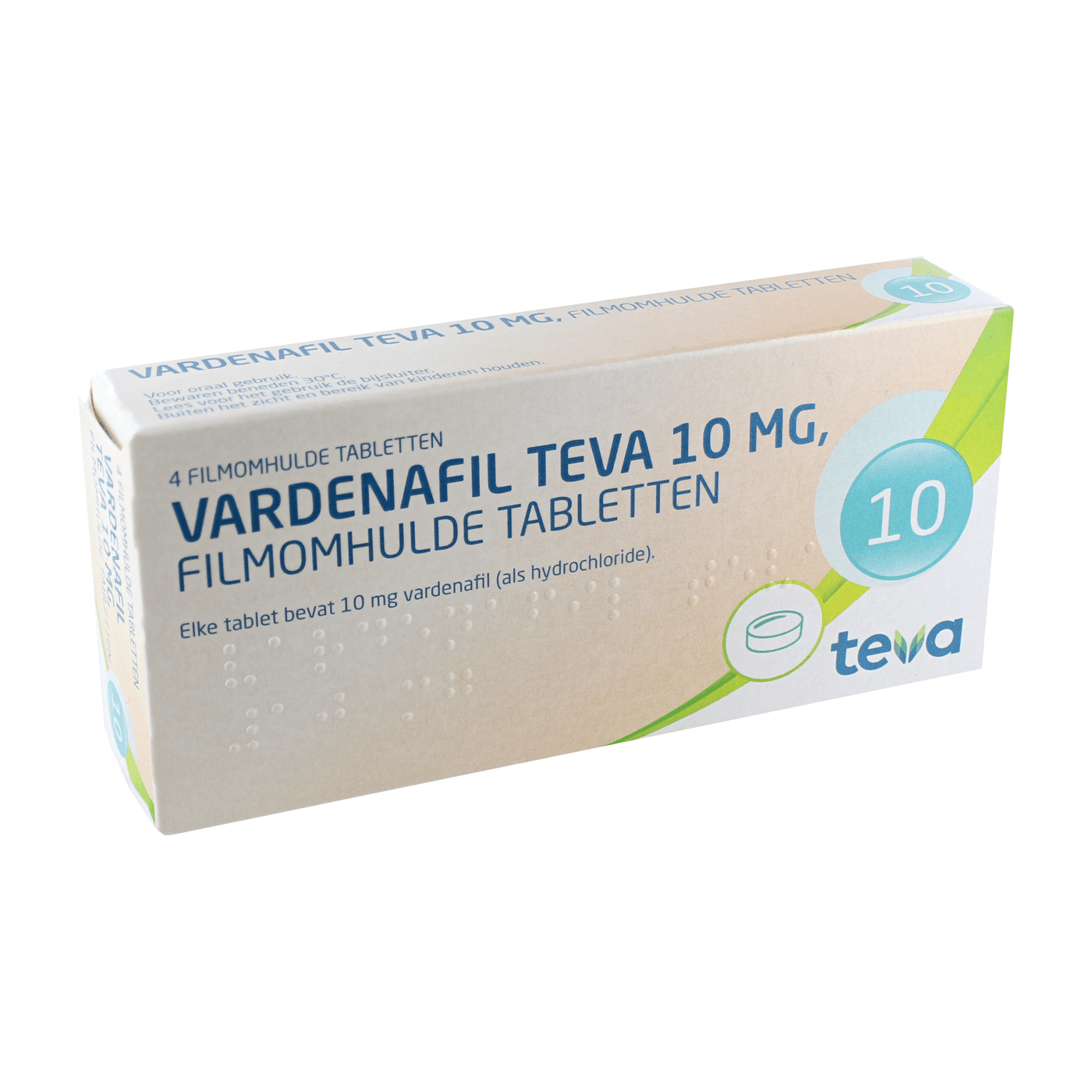 Vardenafil 10mg 4 Stück Teva