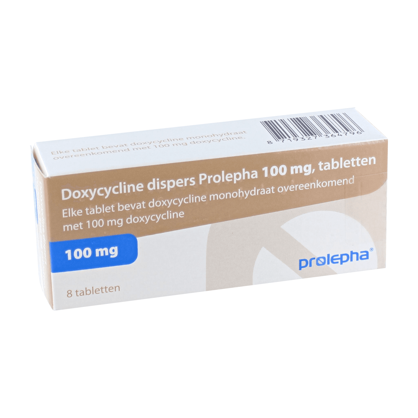 Doxycycline Prolepha Disper Tablet 100mg 8 st