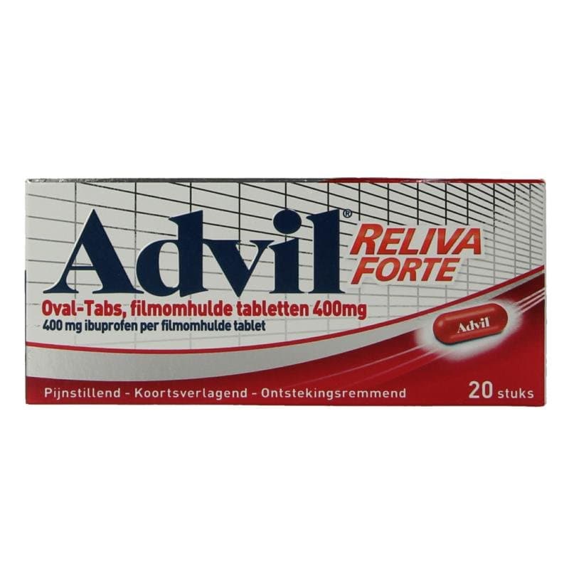 Advil Reliva forte 400mg ovaal blister 20drg