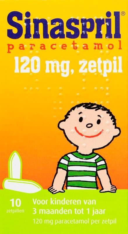 Sinaspril Paracetamol 120mg 10 Zäpfchen