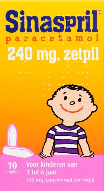 Sinaspril Paracetamol 240mg 10 Zäpfchen