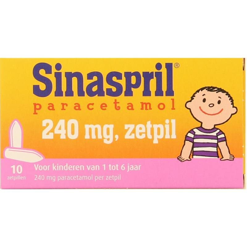 Sinaspril Paracetamol 240mg 10 Zäpfchen
