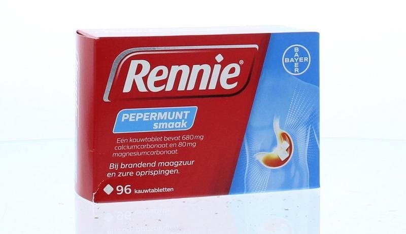 Rennie Pfefferminz Kautabletten 96 St