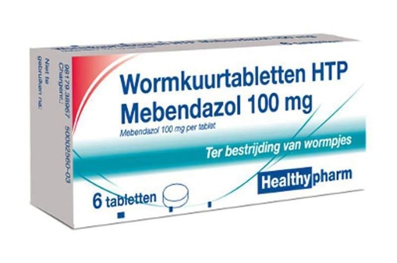 HTP Mebendazol 100 mg Wurmkur Tabletten 6 Stk