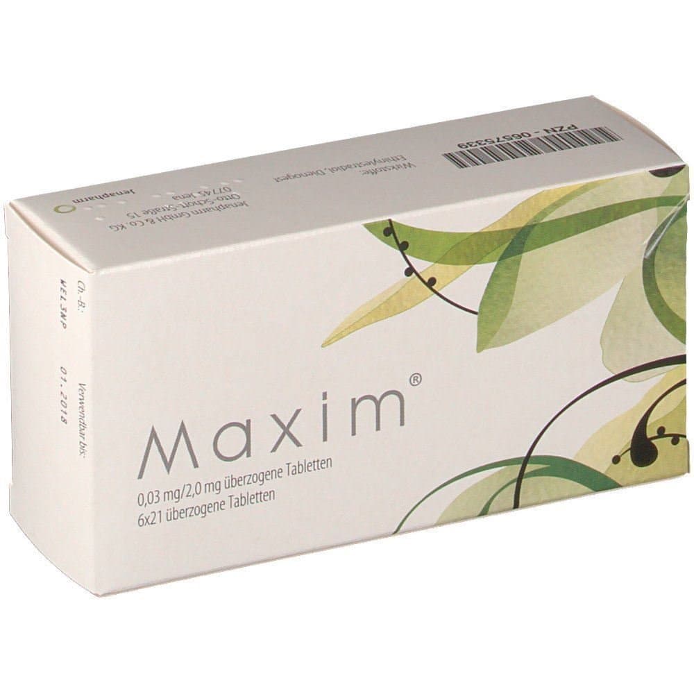 Maxim 0.030mg/2mg überzogene Tabletten 126 St